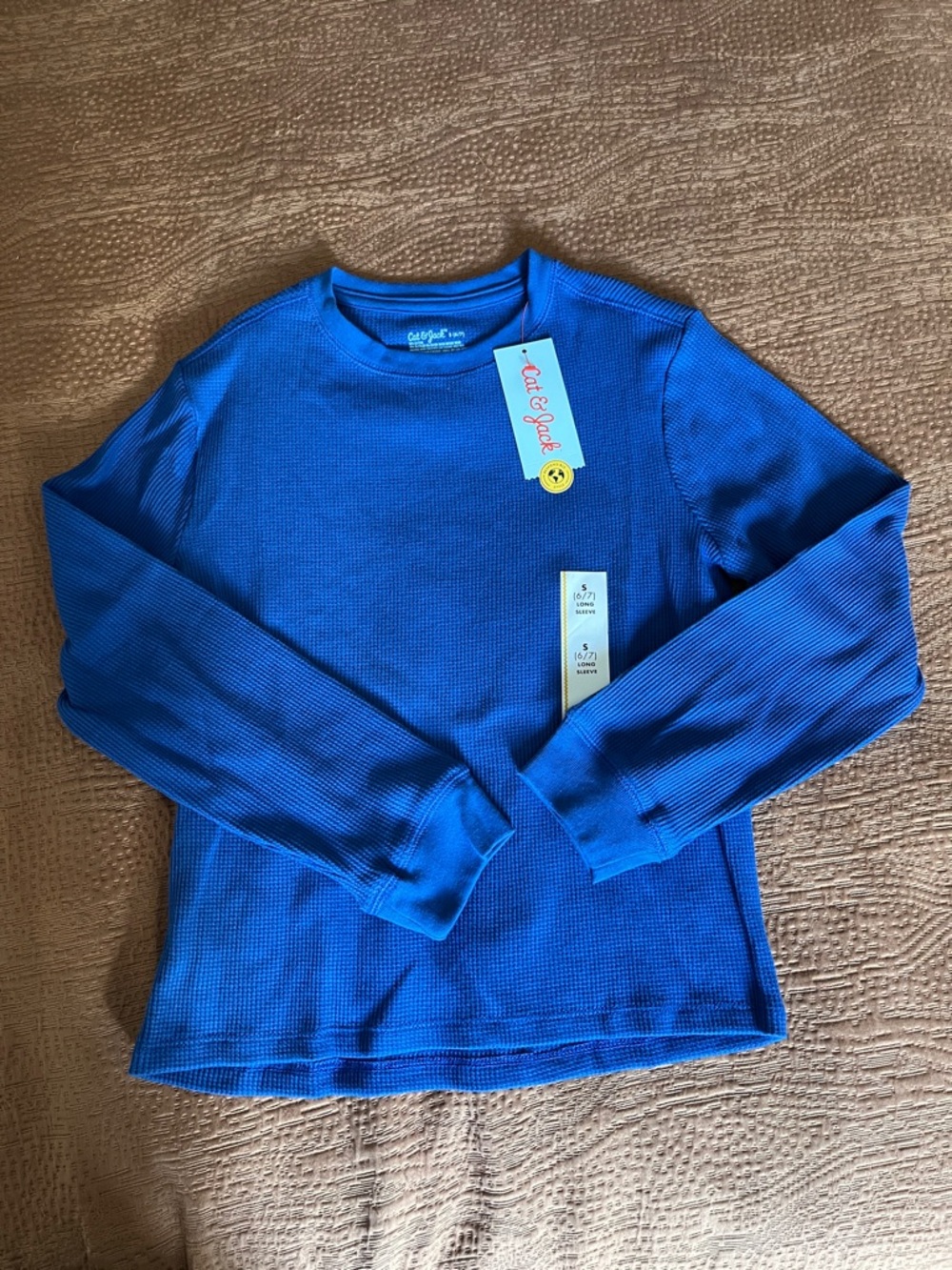 Cat & Jack Royal Blue Long-Sleeve Thermal Tee - Kids